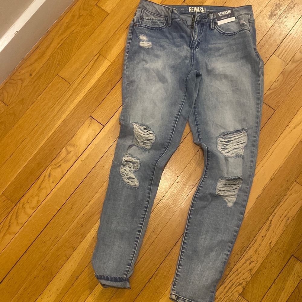 Skinny Vintage Reunion Jeans REWASH brand. NEW with tags.